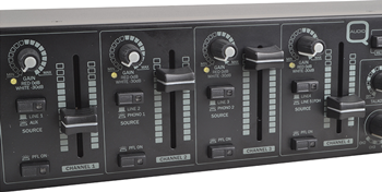 2 Zone Installation Mixer with 4 Dual Stereo Channels + 2 Mic Inputs